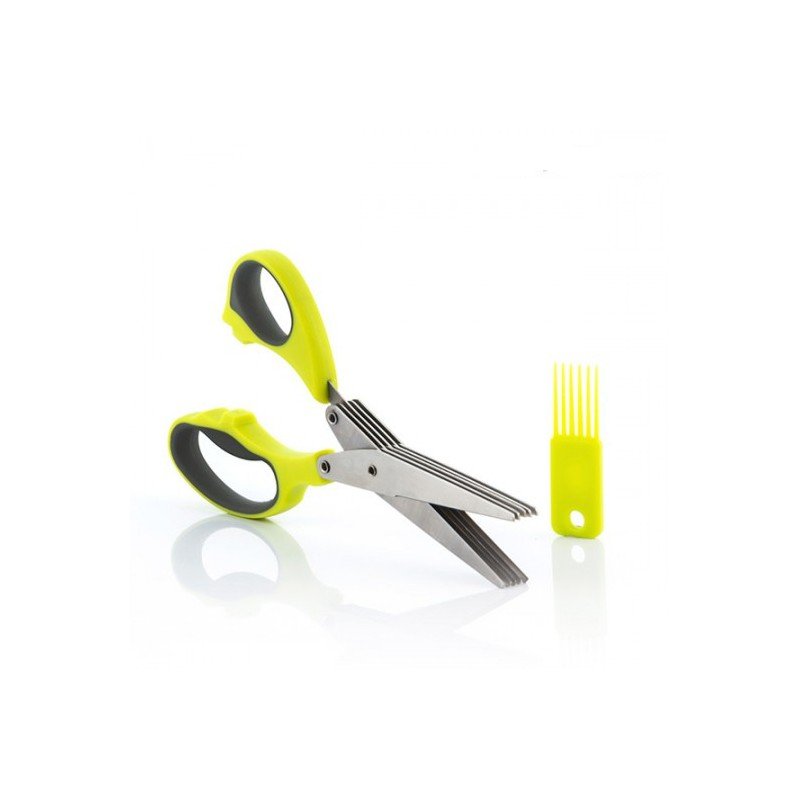 Ciseaux de Cuisine Multi-Coupe 5 en 1 Top Confort Santé